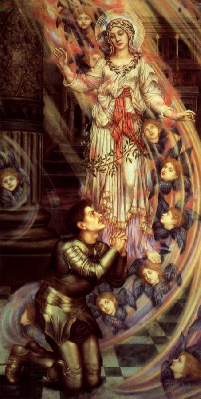 Evelyn De Morgan Our Lady of Peace China oil painting art